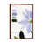 Classic Brown Wood Floater Framed