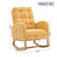 Chaise longue berçante avec repose-pieds Accent-1813445808