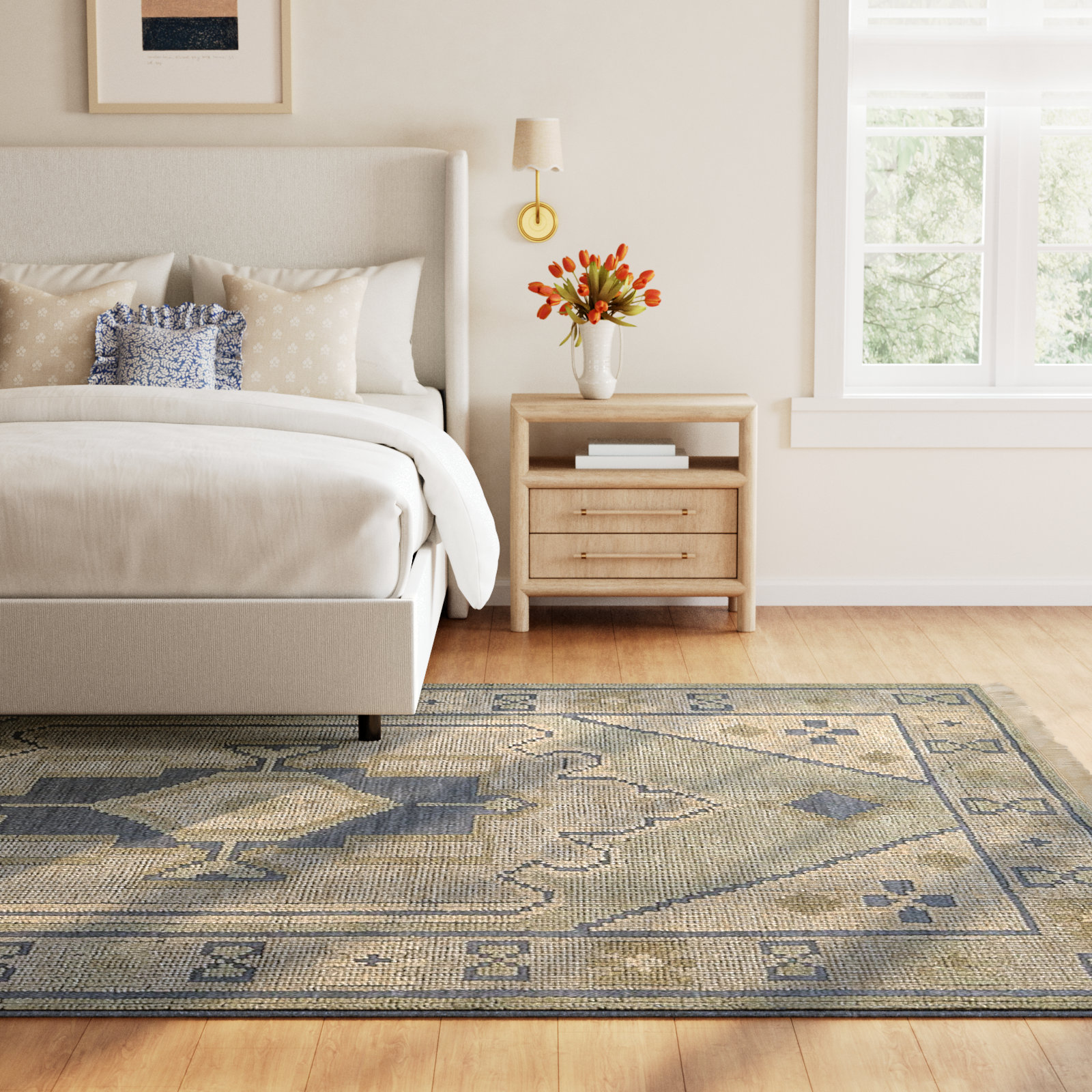 Aris Handmade Rug, Rectangle 8' x 10'