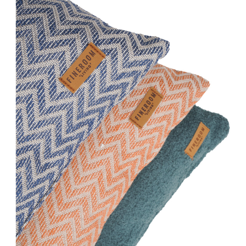 Square Cushion, Blue