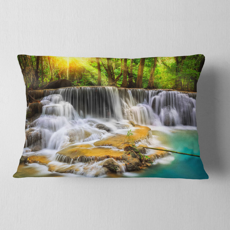 Coussin lombaire imprimé large imprimé Erawan