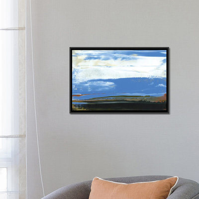 «Deconstruct View In Blue I», reproduction d'art sur toile