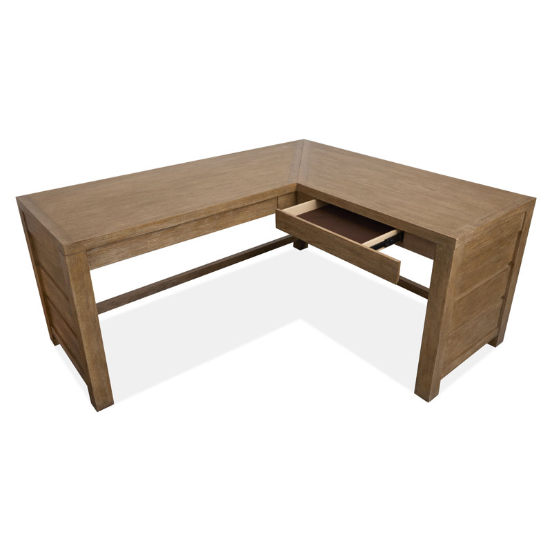 Bureau en L, Brun