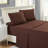 Lux Decor Collection Stripes Bed Sheets Microfiber Bedding Set with Fitted, Flat Sheet & Pillowcase-1713469901-1713469896
