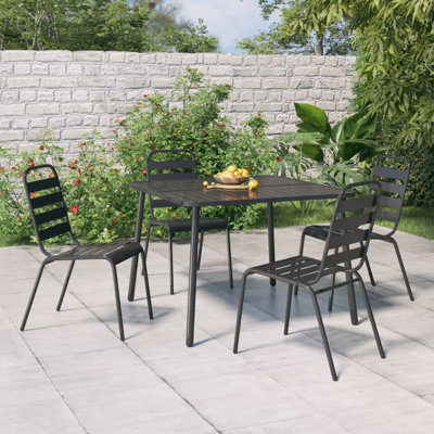 Kelmscott Square Metal Outdoor Dining Table , cm W cm D