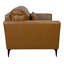 Fauteuil en cuir véritable touffeté Mishkat-70673197