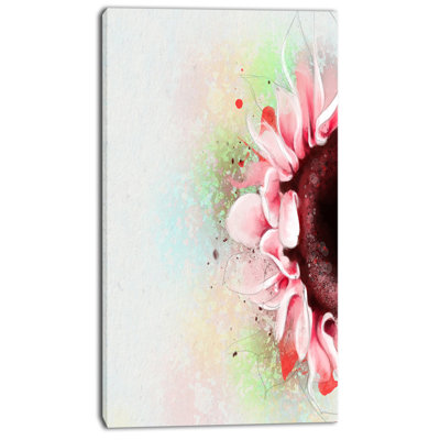 « belle rose tournesol », reproduction d’impression sur toile tendue