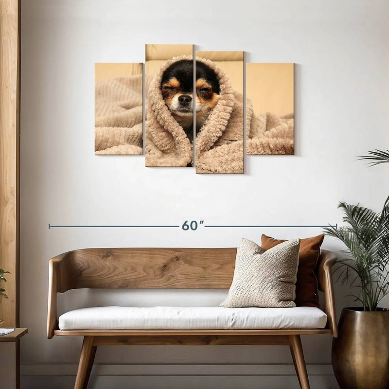 Brampt Cozy Chihuahua Dog, 27'' H x 43'' W