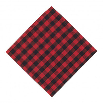 Lana-Marie 100% Cotton Plaid Square Napkin