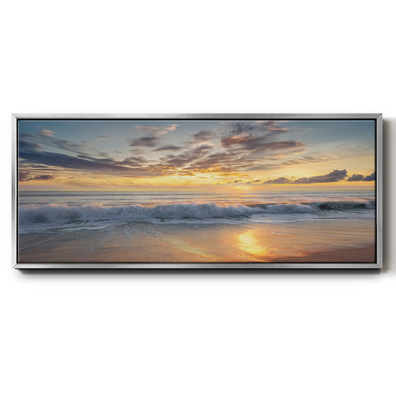 Toile encadrée de qualité supérieure Azio Island - prête à être accrochée, H 24 po x l 60 po x P 1,5 po