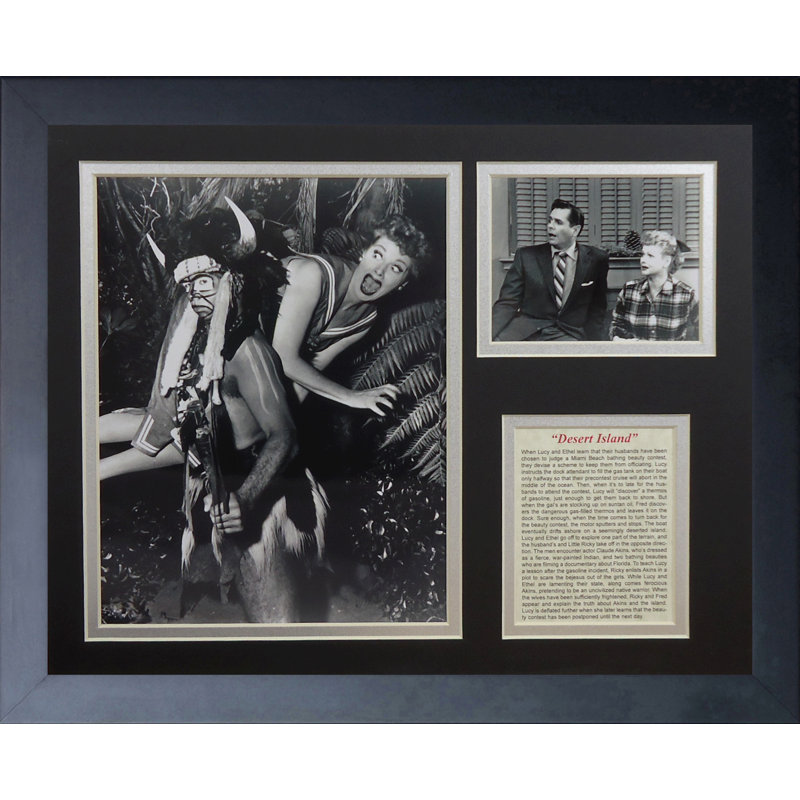 I love lucy, reproduction de photo encadrée
