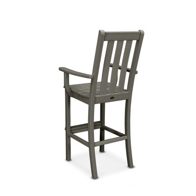 POLYWOOD Vineyard Bar Arm Chair
