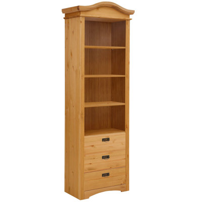 Dearing 207cm H x 73cm W Solid Wood Standard Bookcase