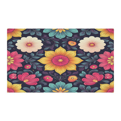 Tapis tressé Petal Symphony
