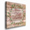 «Winter Wonderland Wreath», reproduction d'art textuel sur toile tendue
