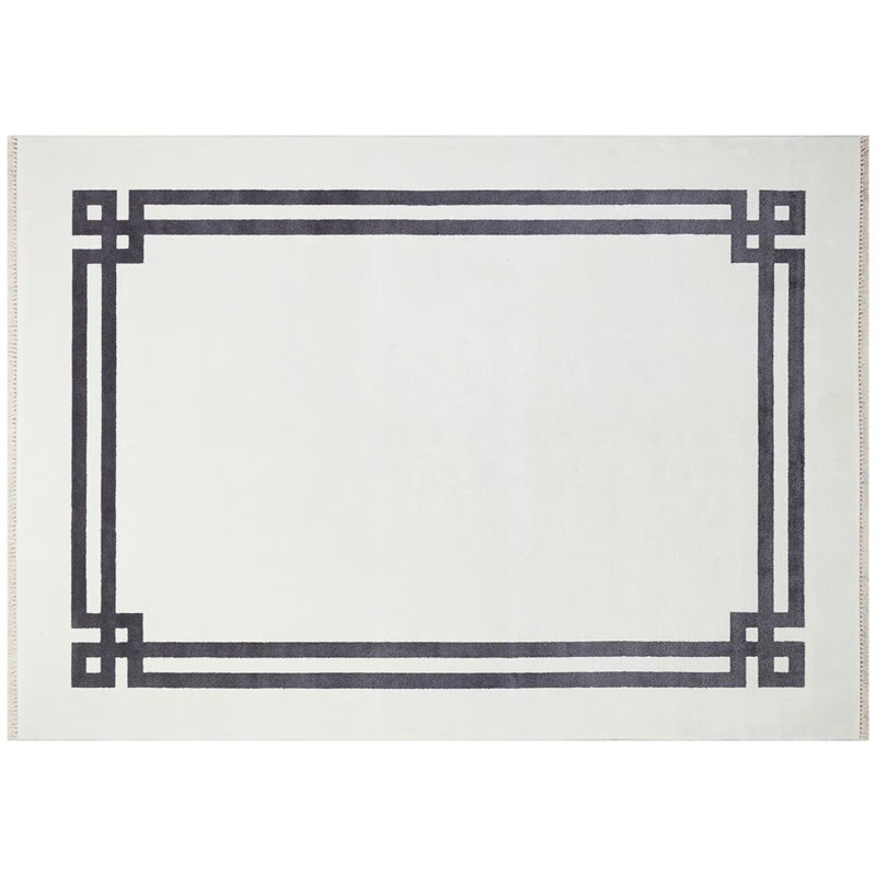 Mavera Viscose Geometric Indoor Rug, Rectangle 3'3" x 6'7"