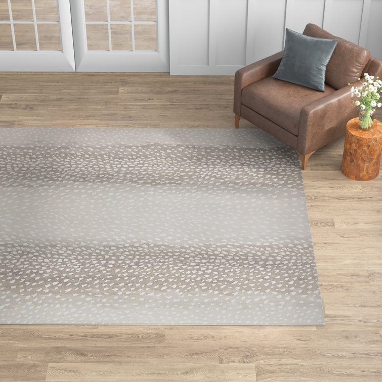 Lanai 525x5 Beige and Black Outdoor Area Rug - #2N319