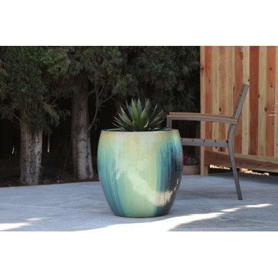 Jam'S Planter (Green) - Handcrafted High-Fired Ceramic