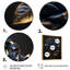 «Golden rose in vintage II», reproduction sur toile-87363014-87363019