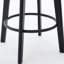 Tabourets de bar en velours de style moderne, conception à boutons, garniture cloutée, grand, pour îlot de cuisine, bar maison, gris foncé, tabourets 2 pièces, bistro 2 pièces