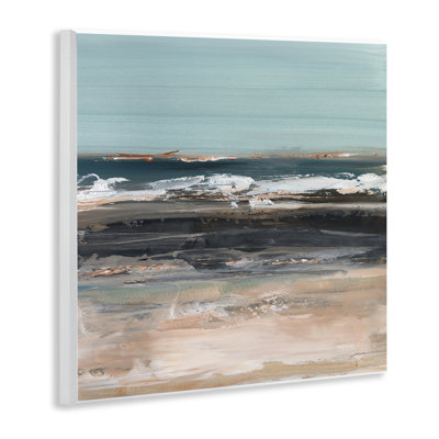 «Moody Gray Beach Waves» par Ethan Harper