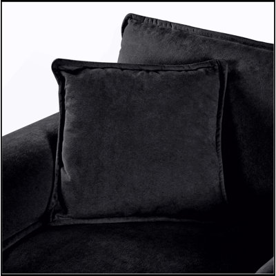 Oversized Chenille Loveseat Sofa, Oversized 2-Seater Small Cloud Couch, Modern Comfy Deep Seat Love Seat for Living Room Bedroom Office Apartment,DIY Combination