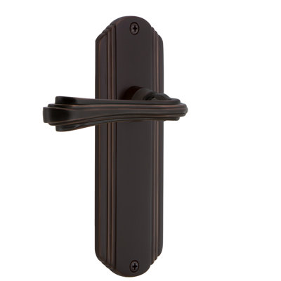 Deco Plate Double Dummy with Fleur Lever