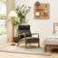 Fauteuils rembourrés en lin l 26 po-103554473