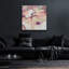  «Mauve Facets» par Silvia Vassileva, art mural en verre acrylique, 36 po x 36 po-1534330763