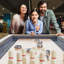 Table de jeu de palets 2 en 1 et jeu de quilles-102437767