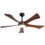 Ventilateur de plafond moderne de 52 pouces avec 3 moteurs à courant continu réversible à télécommande et 5 pales en ABS à intensité variable-799646721