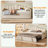 Twin Size Daybed with Adjustable Height Pop Up Trundle, USB & Type-C Charging Port and 2 Side Pockets-1809803961