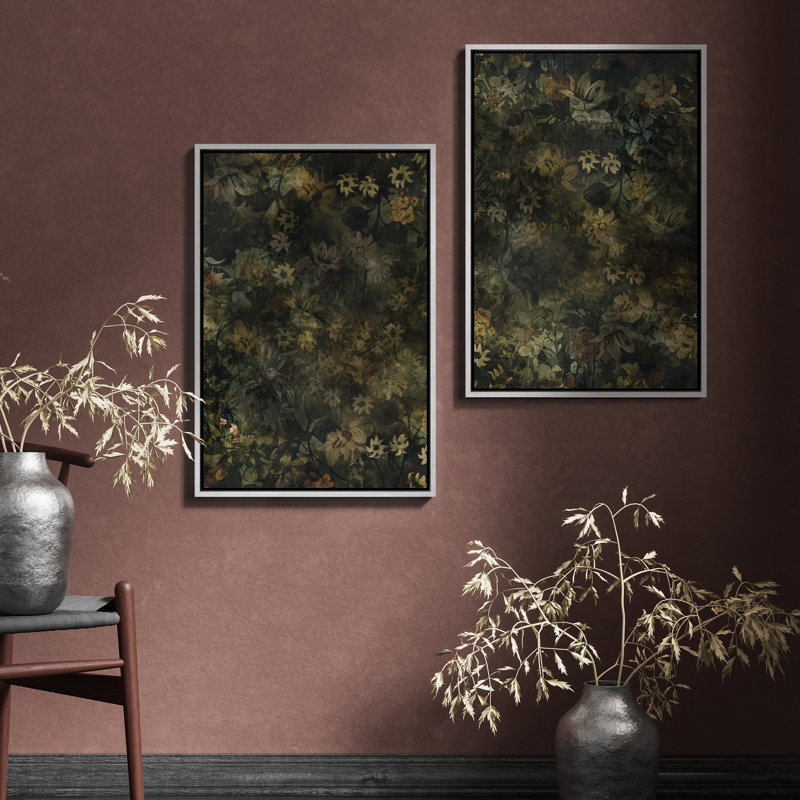 Art mural encadré rétro antique classique pour chambre à coucher, H 24 po x l 16 po, Blanc