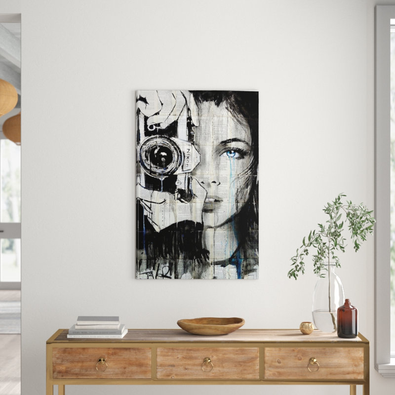 Shootin by Loui Jover - Wrapped Canvas Gallery-Wrapped Canvas Giclee, 101.6 cm H x 66.04 cm W x 1.91 cm D