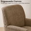 Upholstered Armchair with Footstool-1544761233