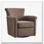 Fauteuil d'appoint pivotant en similicuir-154681841