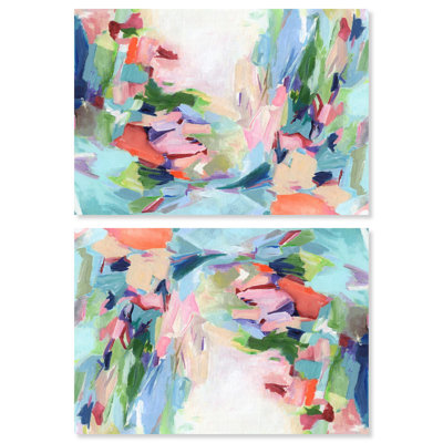 Infinite Love Set Canvas Contemporary Modern par Art Remedy