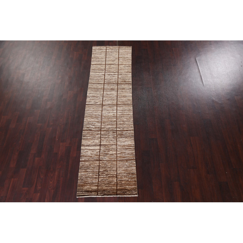 Handmade Gabbeh Runner Rug 3x10