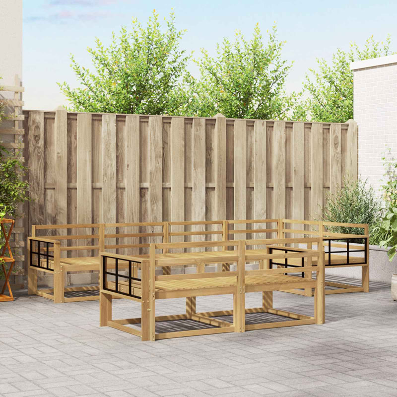 327cm Wide Patio Sectional Set