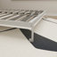 Lit escamotable vertical multifonctionnel avec lit escamotable et grand lit gris