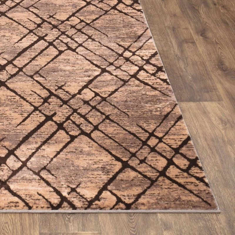 Triamkitsawat Abstract Indoor / Outdoor Area Rug, Runner 60 x 220cm