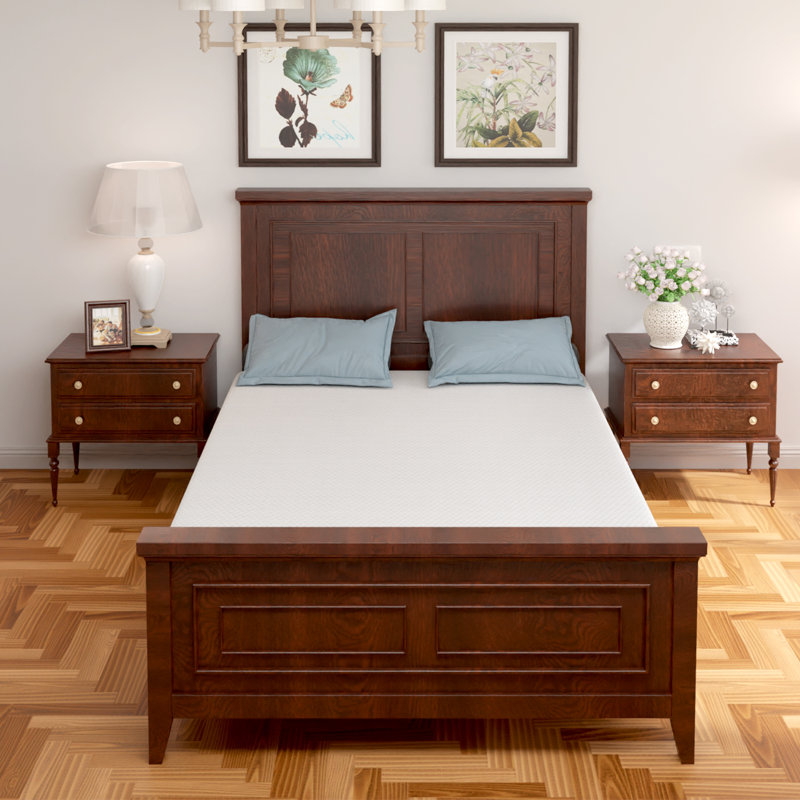 Matelas en mousse à mémoire de forme moyenne Alwyn Home Metompkin, 6", Lit double