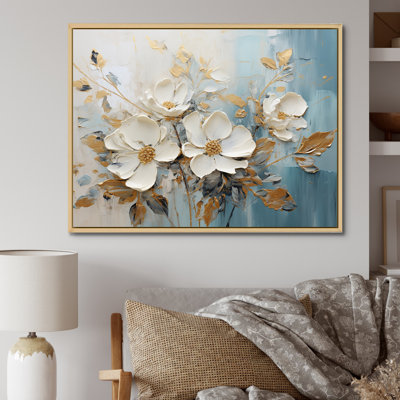 «Seasonal Serenity Blooms In Minimalisme II», reproduction sur toile