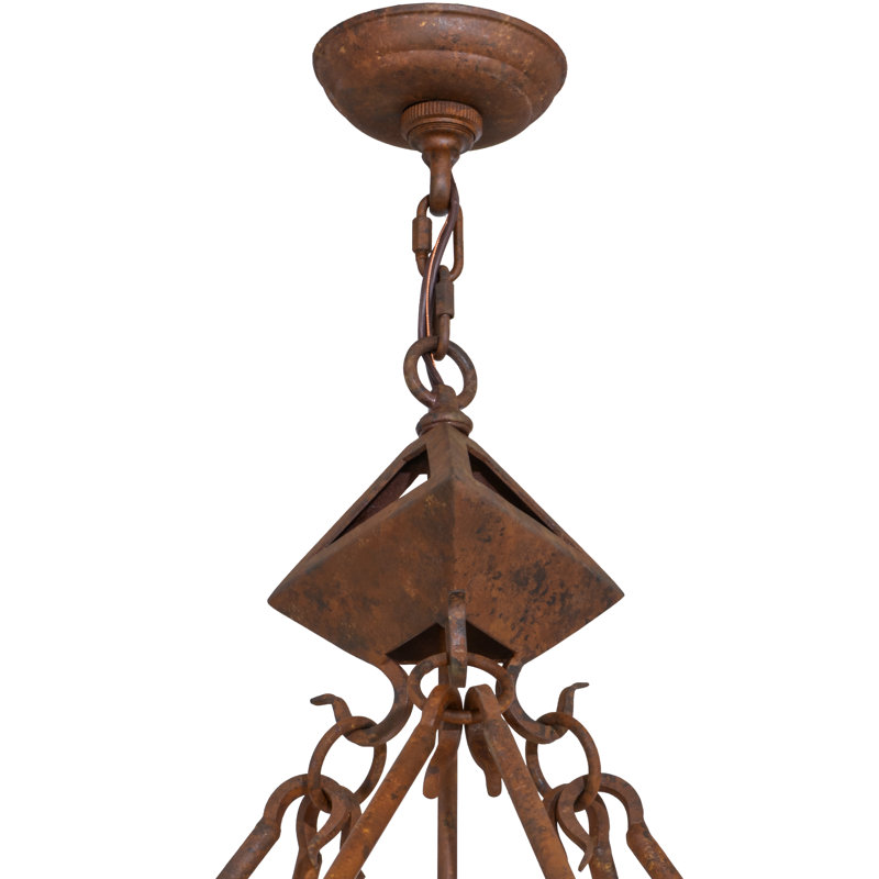 Derwent 8 - Light Dimmable Geometric Chandelier