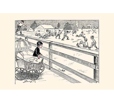« the vacant lot » par clare briggs, reproduction d’art