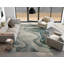 Tapis bleu sarcelle Charlee-63850908