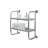 Linndale 2 Piece Tiered Industrial Pipe Shelves