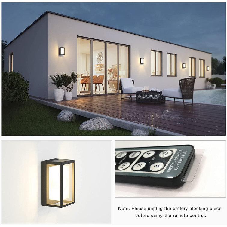 Aluminum Remote Control Lamps, Wall Lamp Led Remote Control