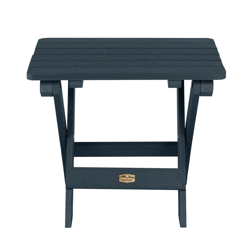 Table d'appoint pliante Newberg, Bleu fédéral