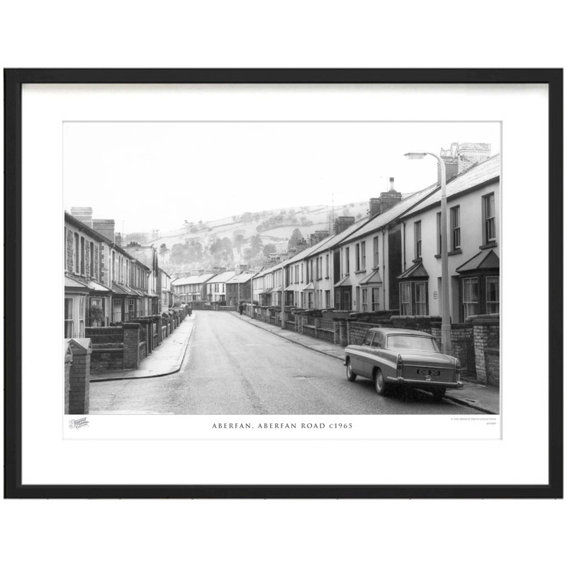 Aberfan, Aberfan Road C1965 by Francis Frith - Single Picture Frame Print, 28cm H x 36cm W x 2.3cm D